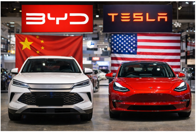 BYD обошла Tesla и стала мировым лидером рынка электромобилей