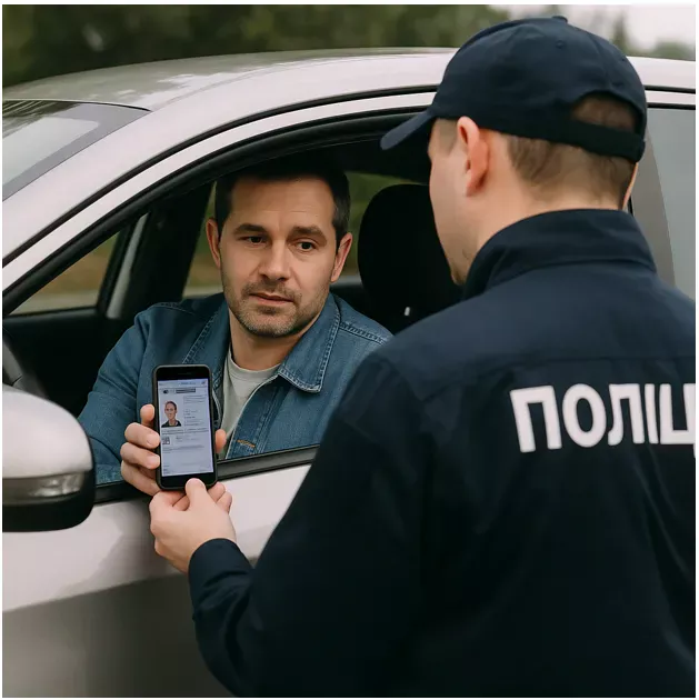 Цифрові водійські документи в “Дії” — законні, але поліція іноді цього “не помічає”