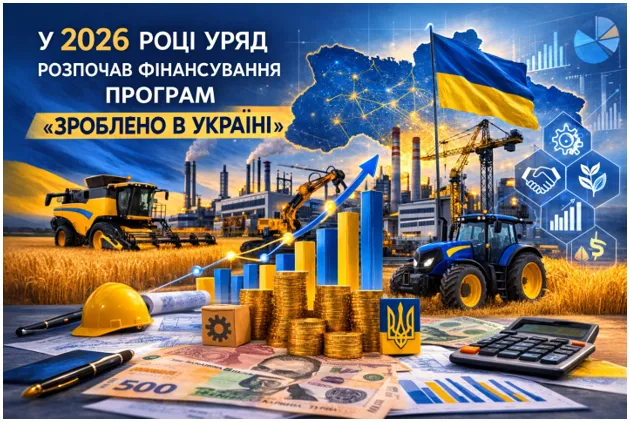 У 2026 році уряд розпочав фінансування програм «Зроблено в Україні»